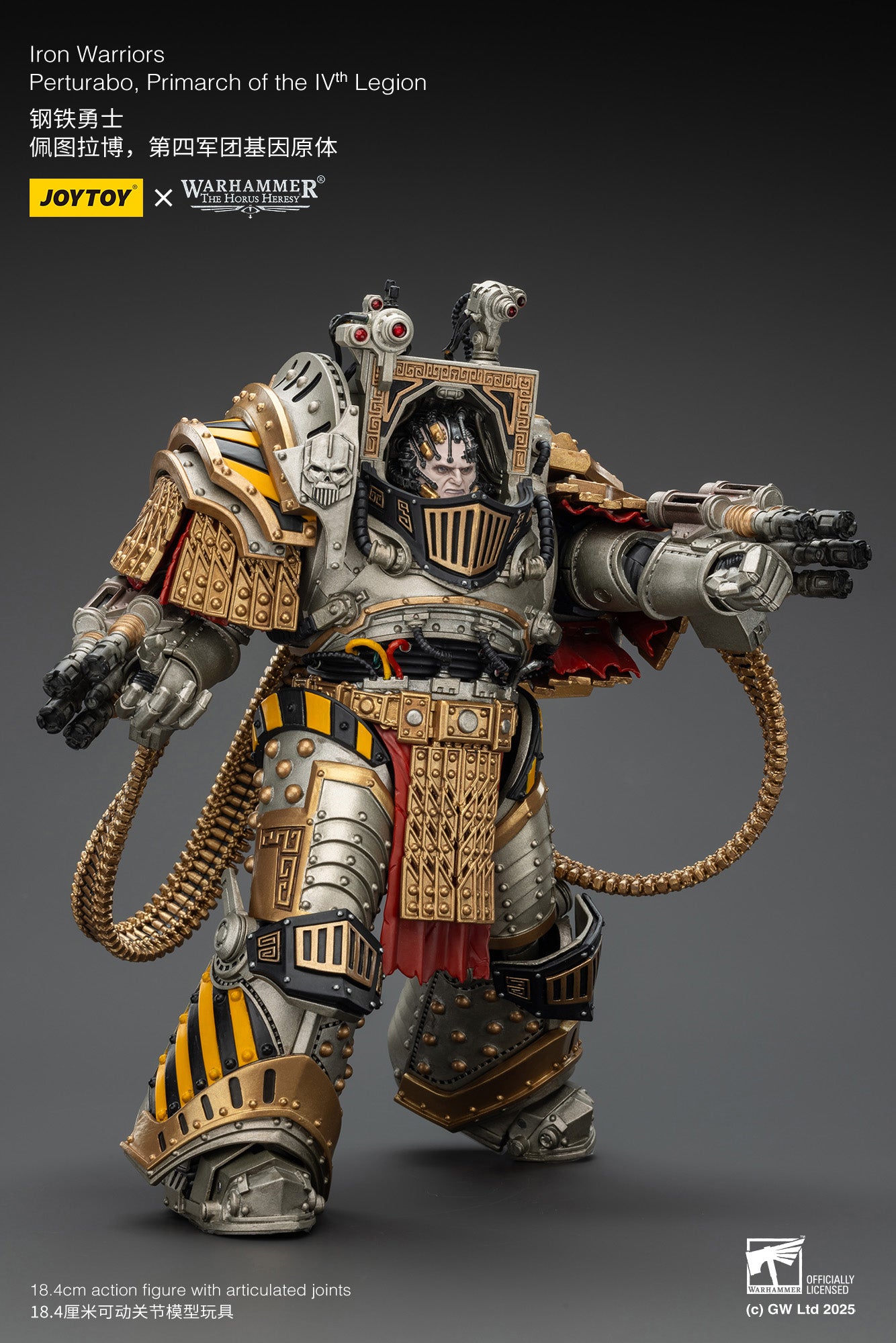 Joytoy: Iron Warriors Perturabo, Primarch of the lVth Legion