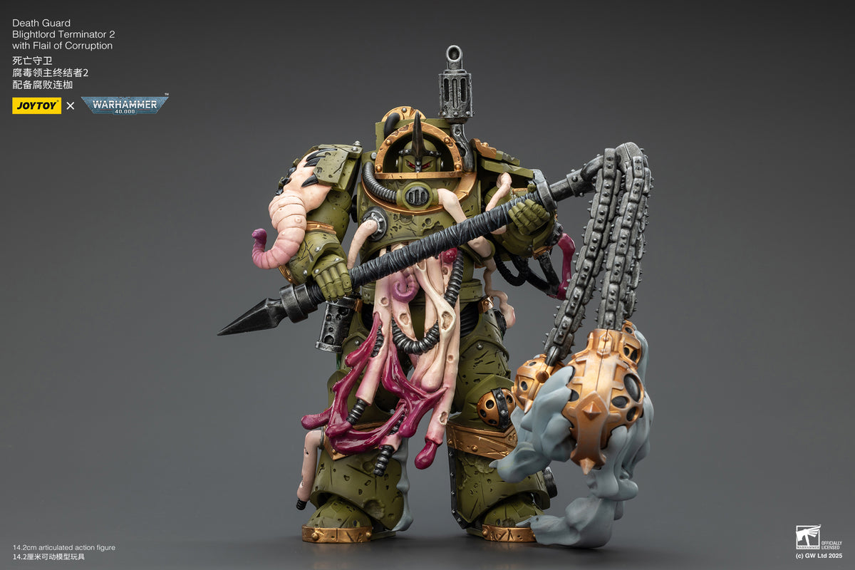 Joytoy: Death Guard Blightlord Terminator 2 with Flail of Corruption