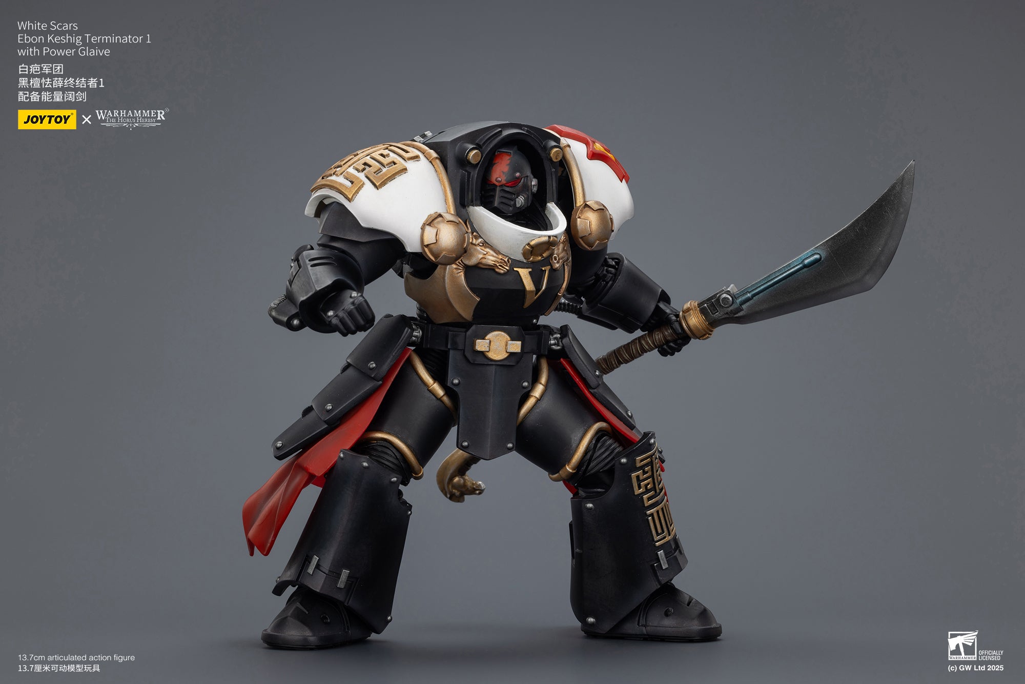 Joytoy: White Scars Ebon Keshig Terminator 1 with Power Glaive