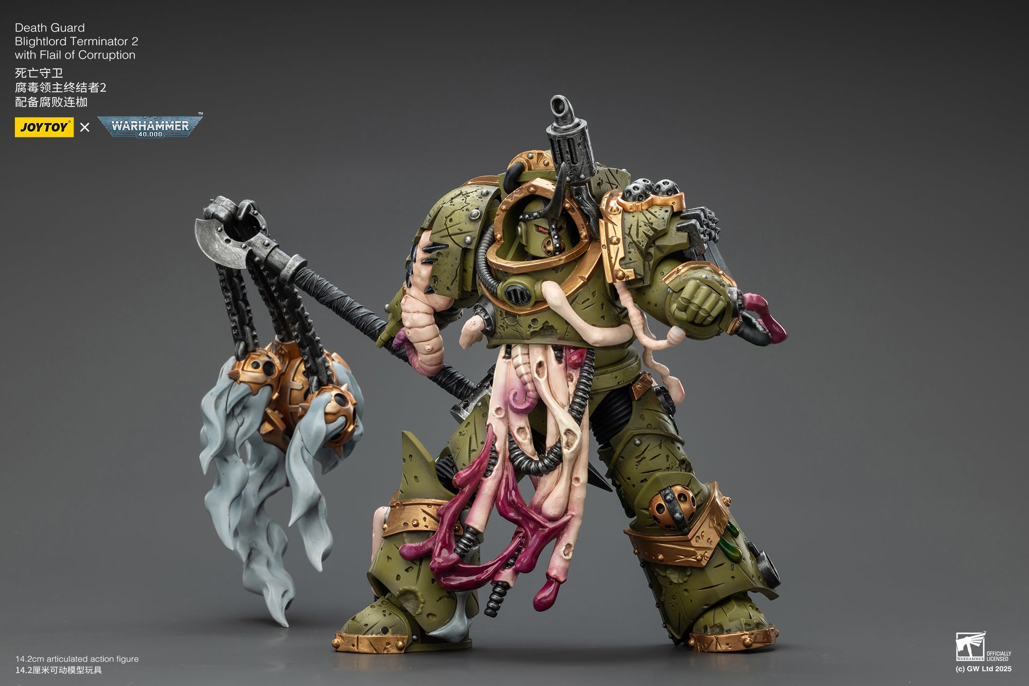 Joytoy: Death Guard Blightlord Terminator 2 with Flail of Corruption