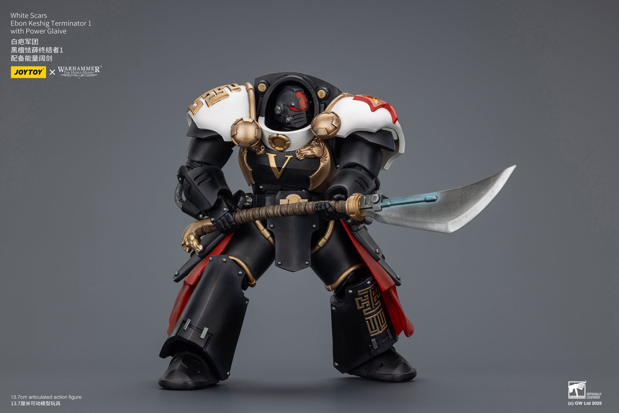 Joytoy: White Scars Ebon Keshig Terminator 1 with Power Glaive