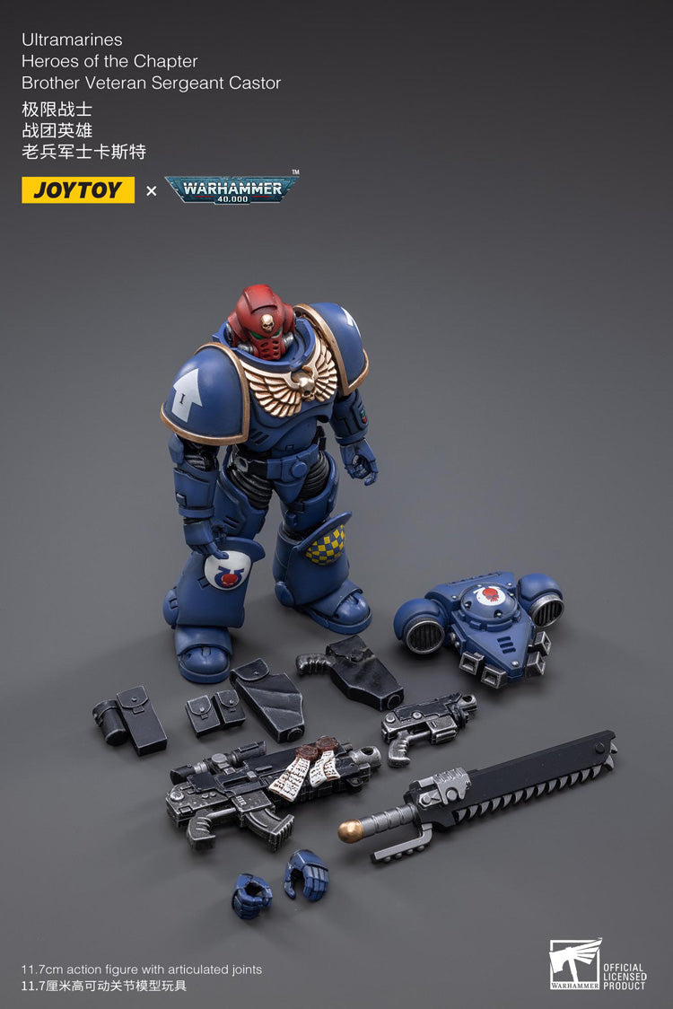 Joytoy: Ultramarines Heroes of the Chapter, Brother Veteran Sergeant Castor