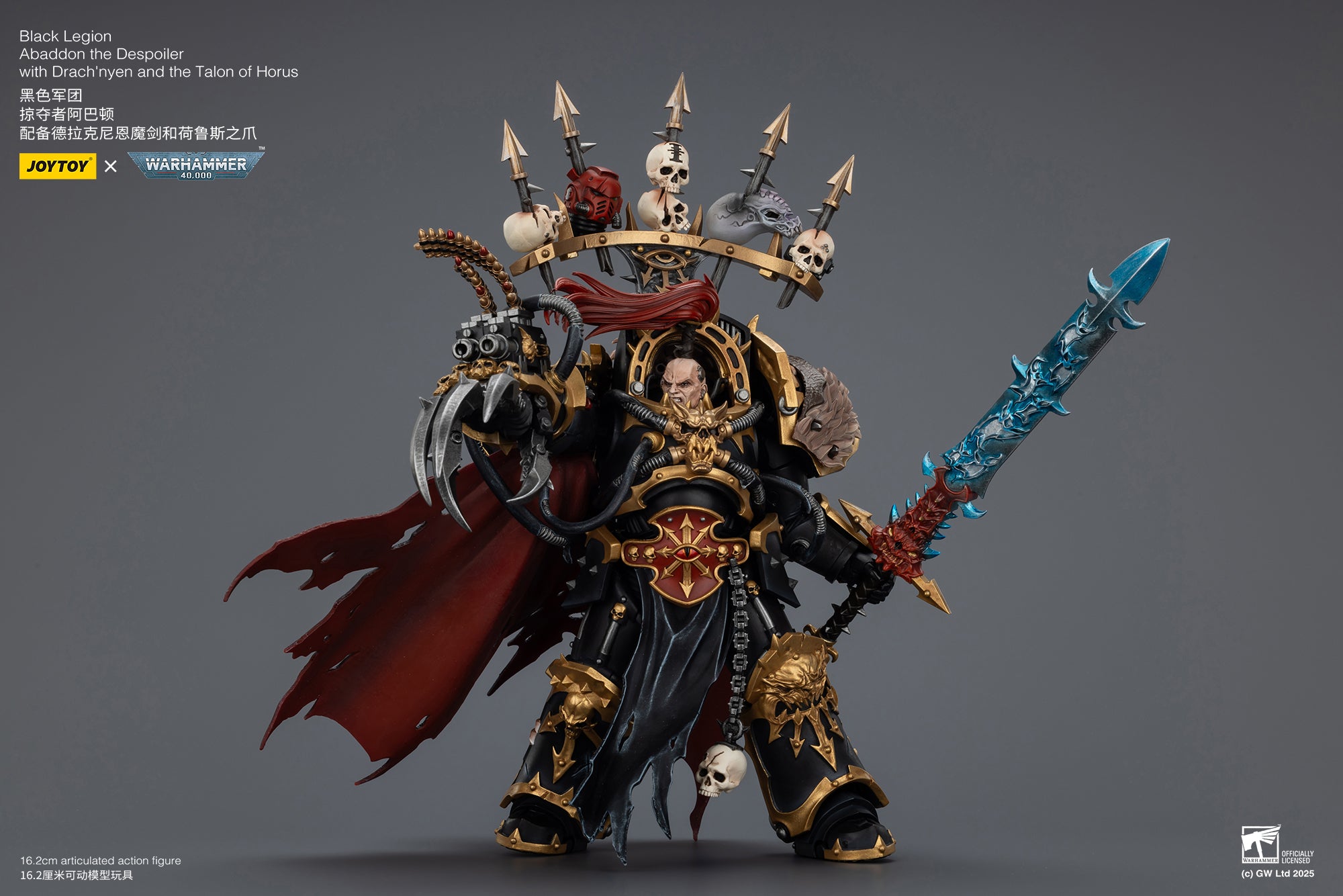 Joytoy: Black Legion Abaddon the Despoiler with Drach'nyen and the Talon of Horus