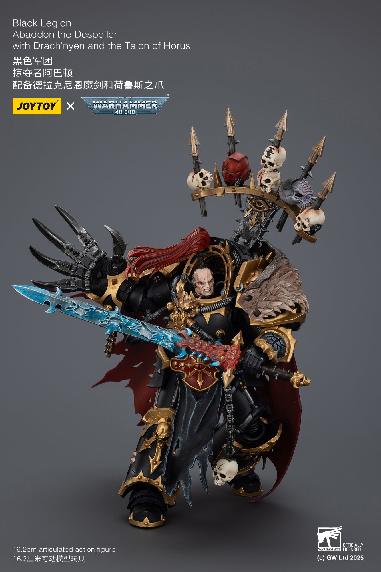 Joytoy: Black Legion Abaddon the Despoiler with Drach'nyen and the Talon of Horus
