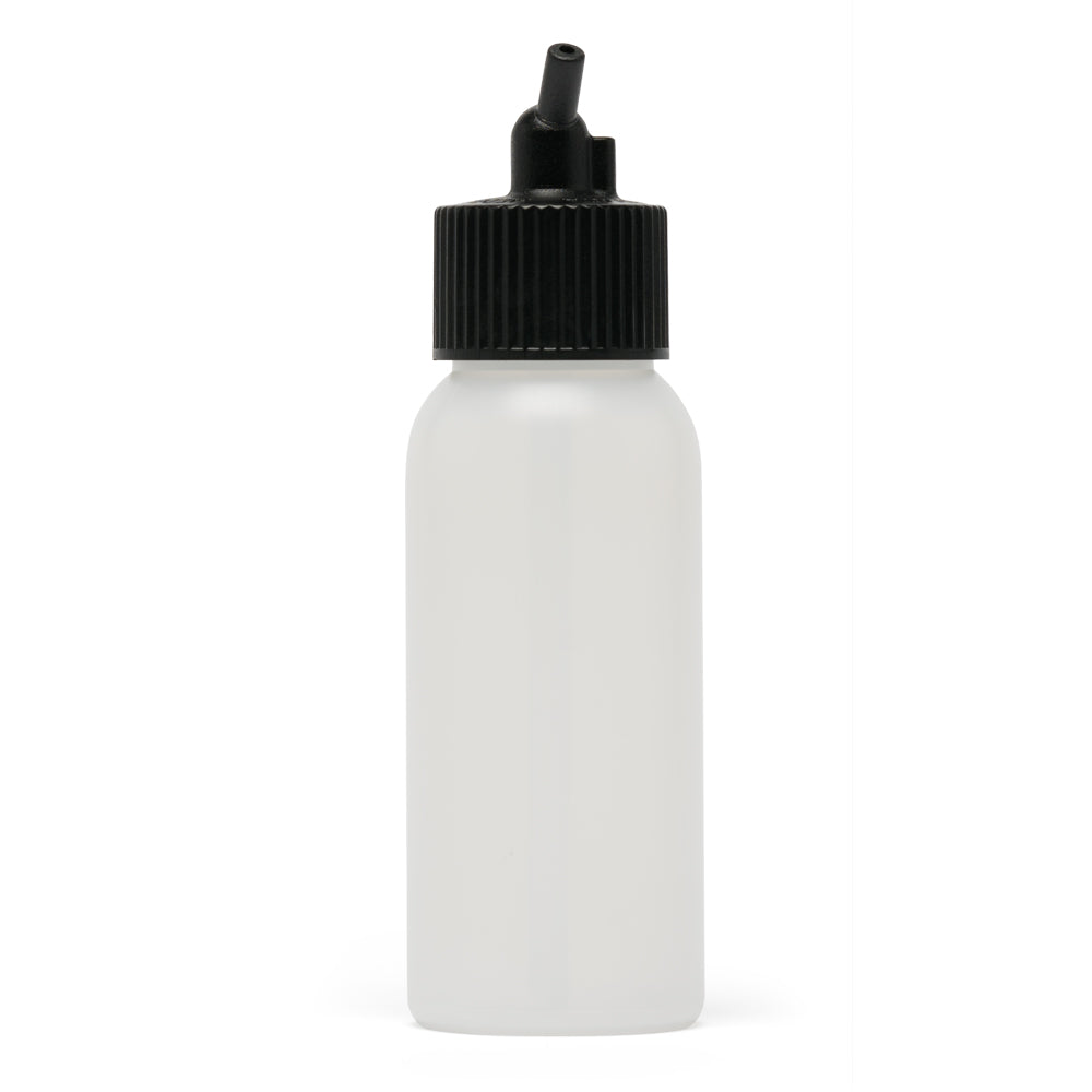 Iwata A4702 Big Mouth Airbrush Bottle 2 oz / 60 ml Cylinder With 24 mm Adaptor Cap