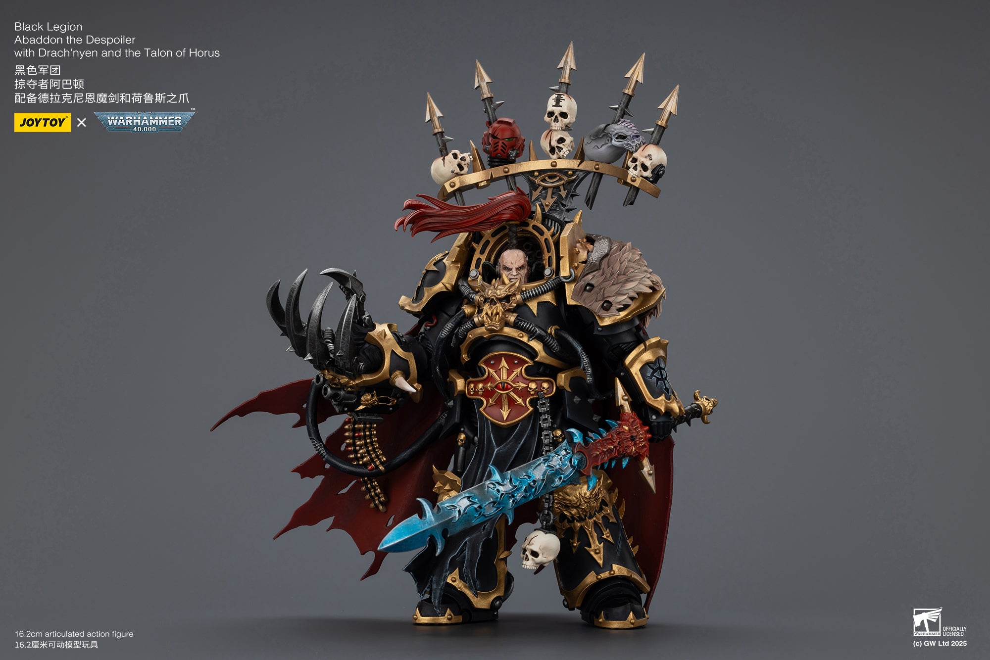 Joytoy: Black Legion Abaddon the Despoiler with Drach'nyen and the Talon of Horus