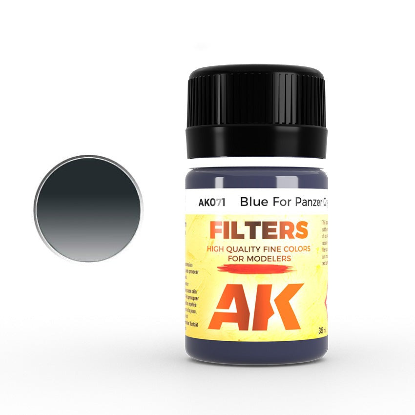 AK: 071 Blue Filter for Panzer Grey Vehicles