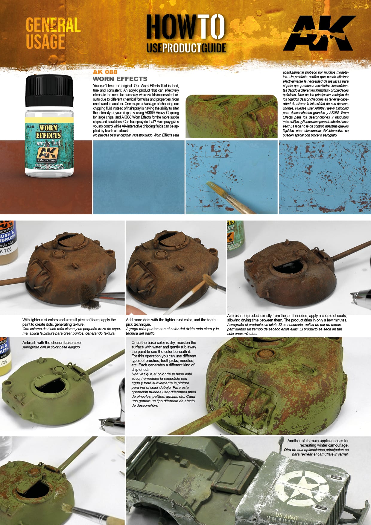 AK: 088 Worn Effects Acrylic Fluid