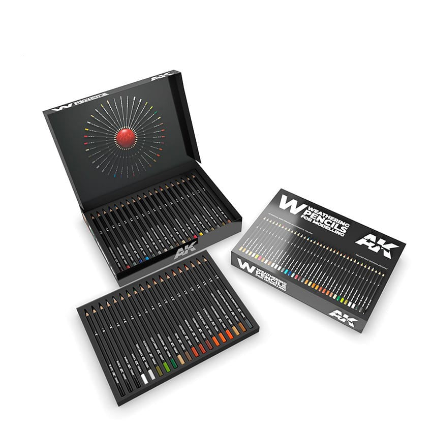 AK: Weathering Pencil Deluxe Edition Box (All 37 Colours)