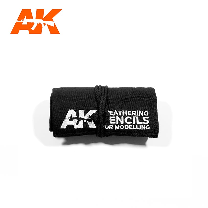 AK: Weathering Pencil Full Range Cloth Case (All 37 Colors)