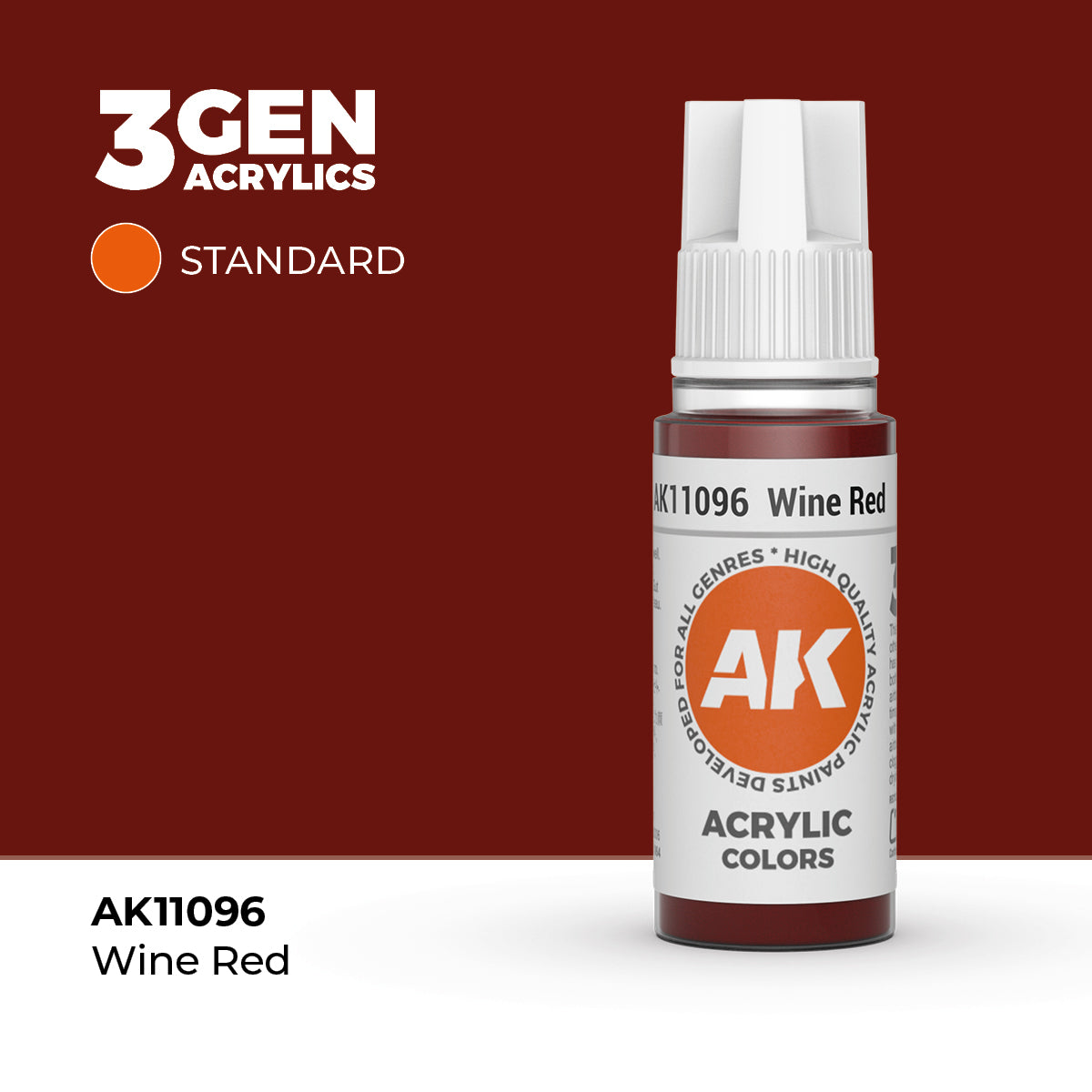 AK Interactive 3rd Generation Acrylics #11001-11100