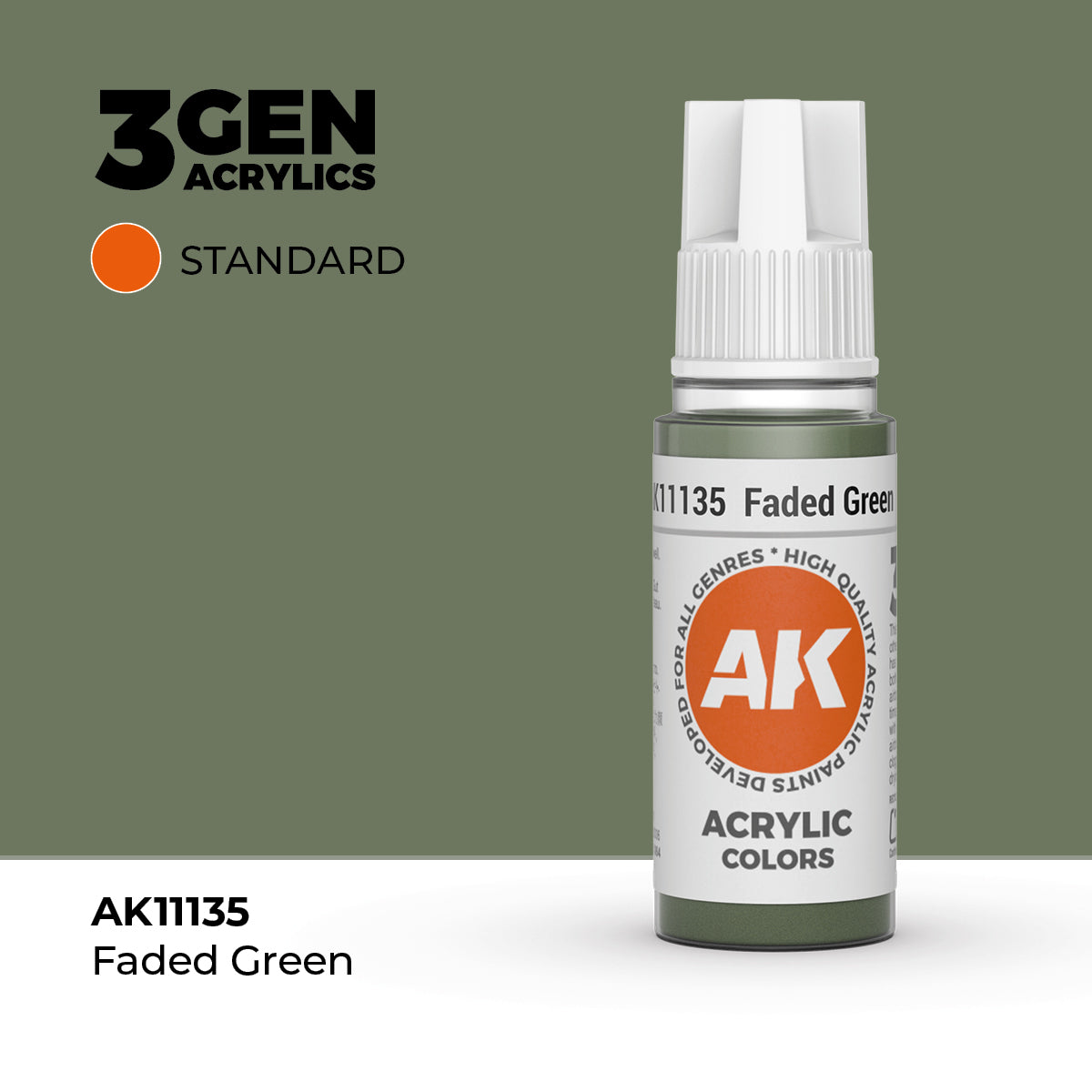 AK Interactive 3rd Generation Acrylics #11101-12000