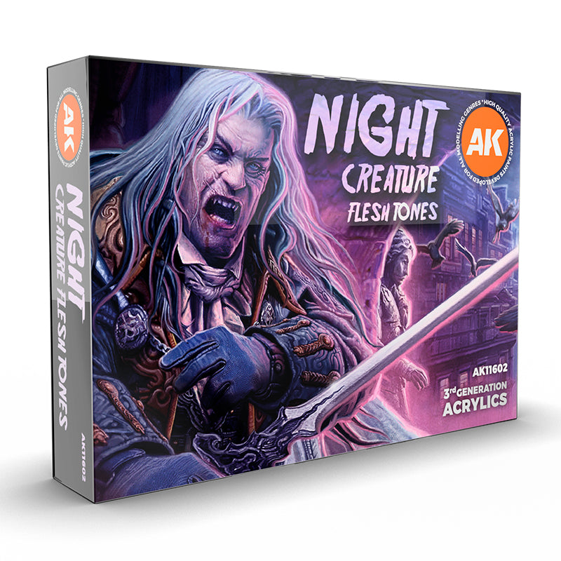 AK11602: Night Creature Fleshtones Paint Set