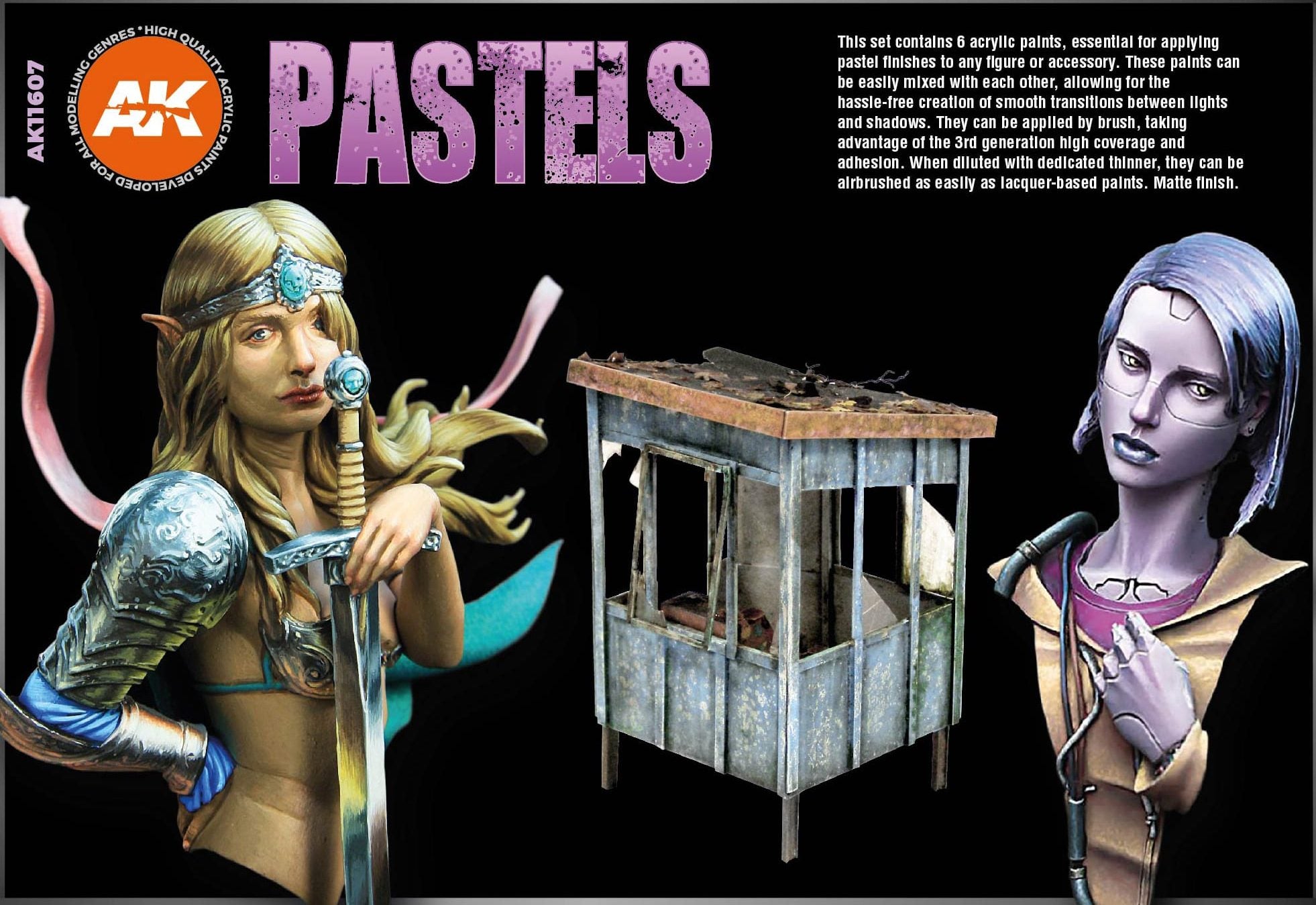 AK11607: Pastels Paint Set