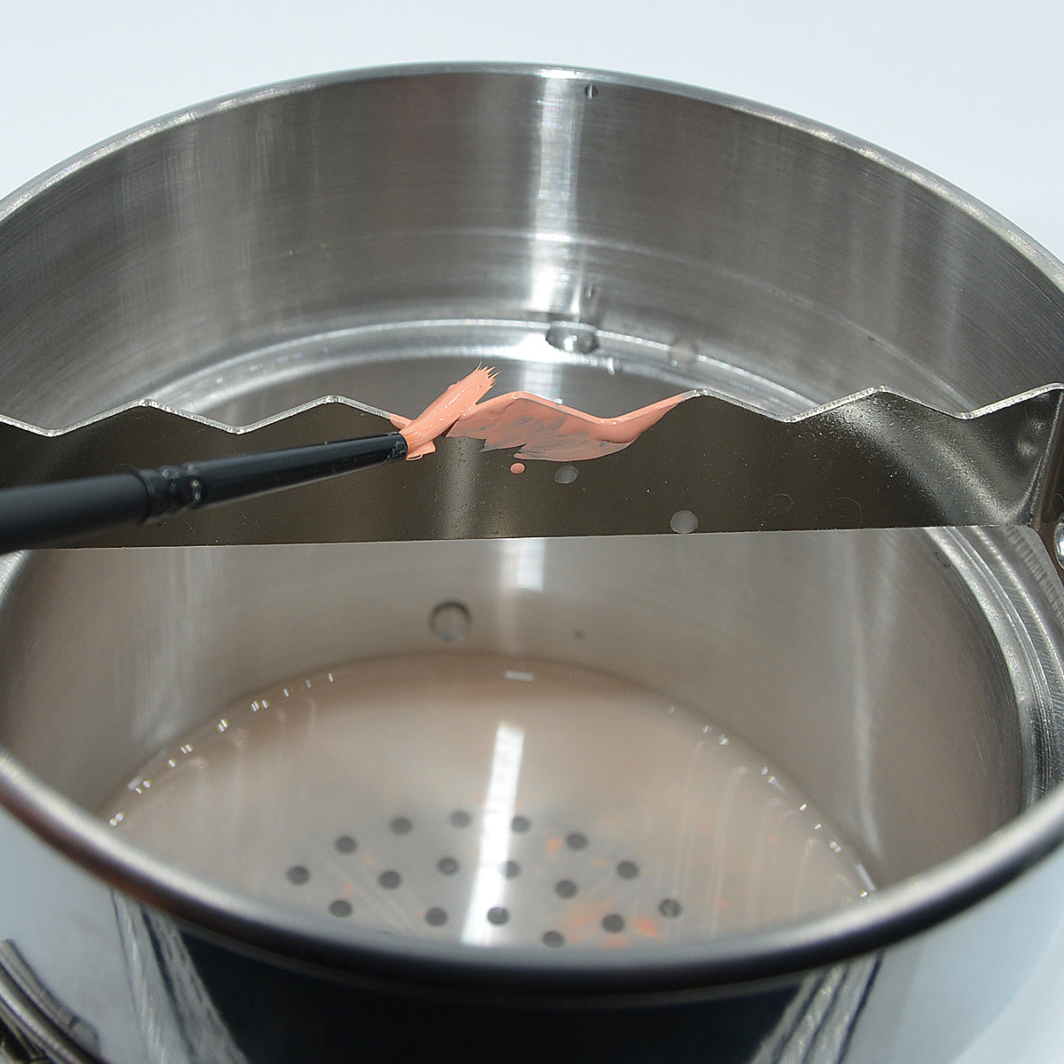 AK: Stainless Steel Paint Brush Cleaner Bucket