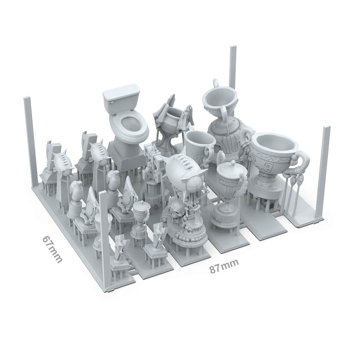 AK Basing Bits: Fantasy Football Trophies (20 Pieces)