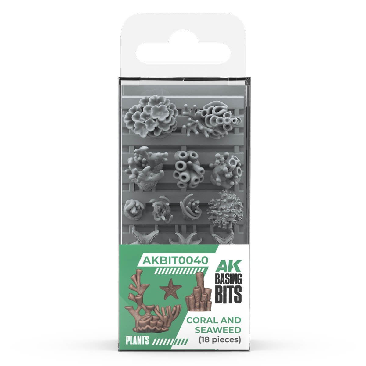 AK Basing Bits: Coral And Seaweed (18 Pieces)