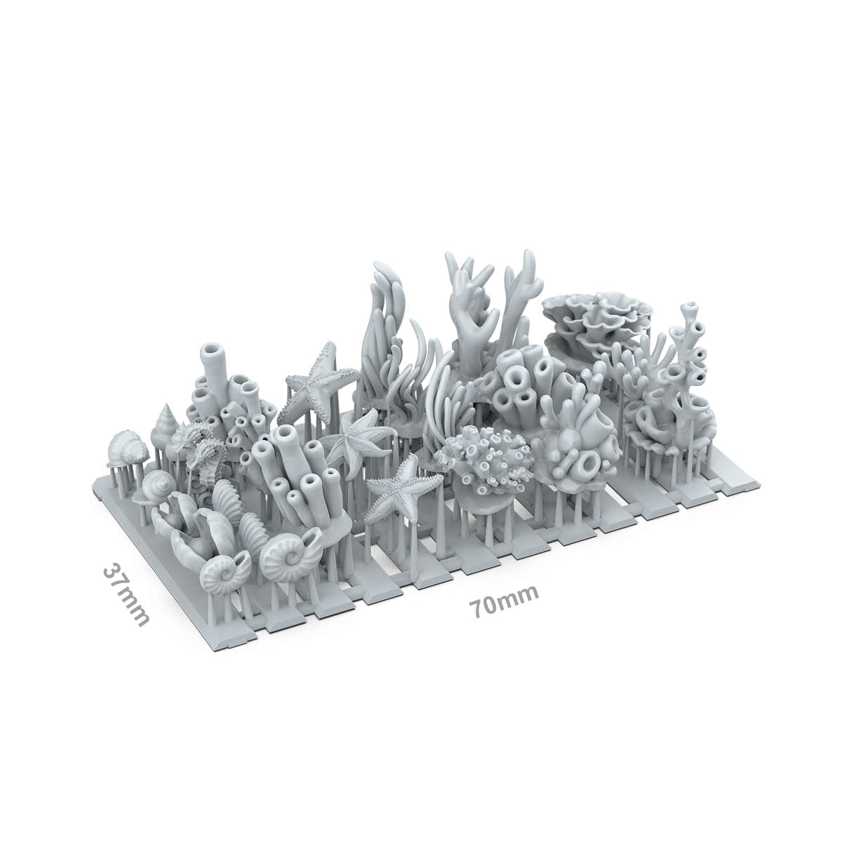 AK Basing Bits: Coral And Seaweed (18 Pieces)