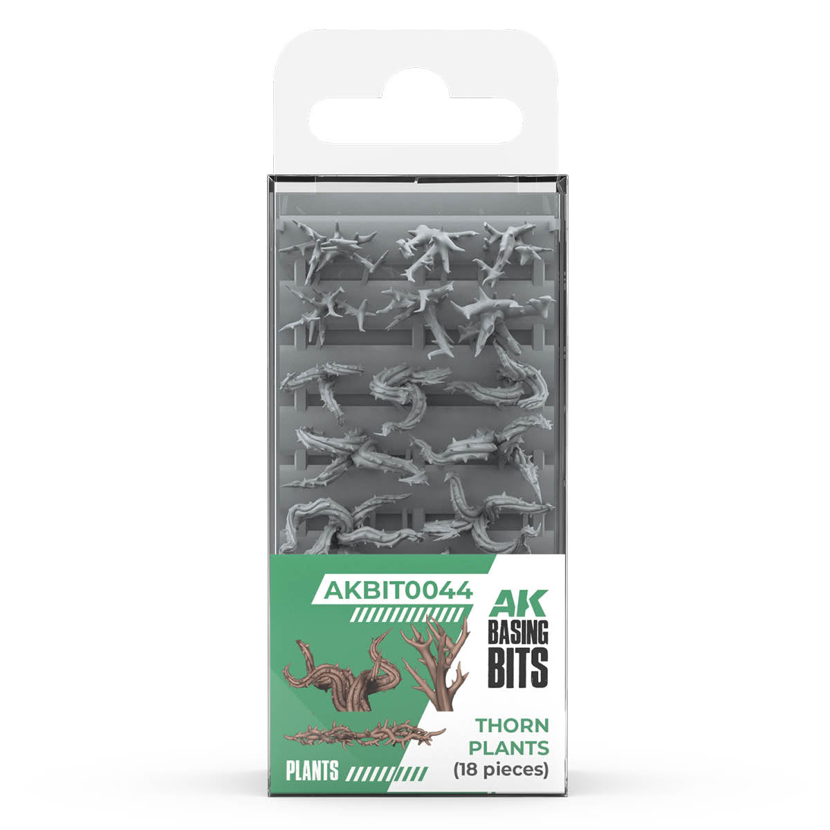 AK Basing Bits: Thorns Plants (18 Pieces)