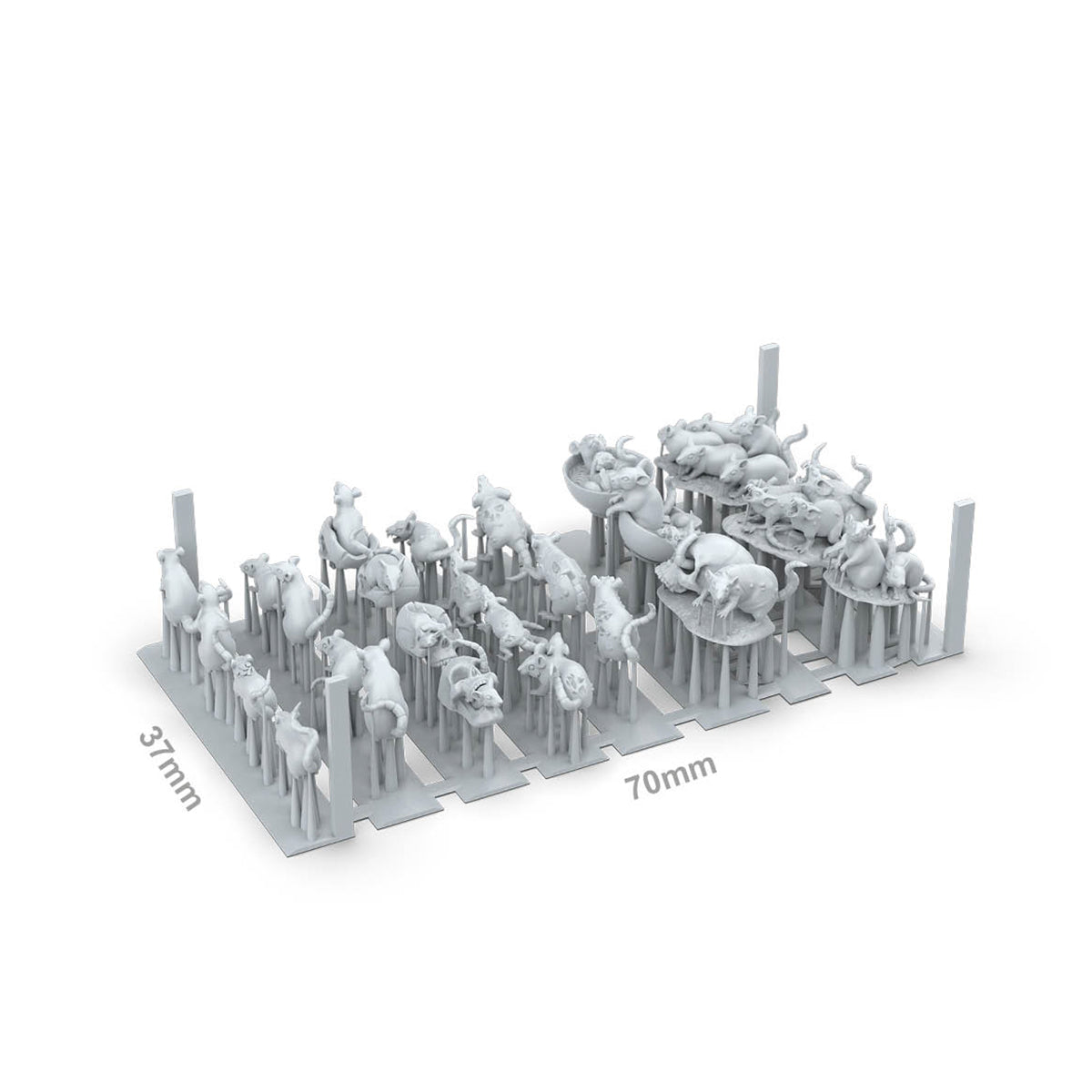AK Basing Bits: Rats (25 Pieces)
