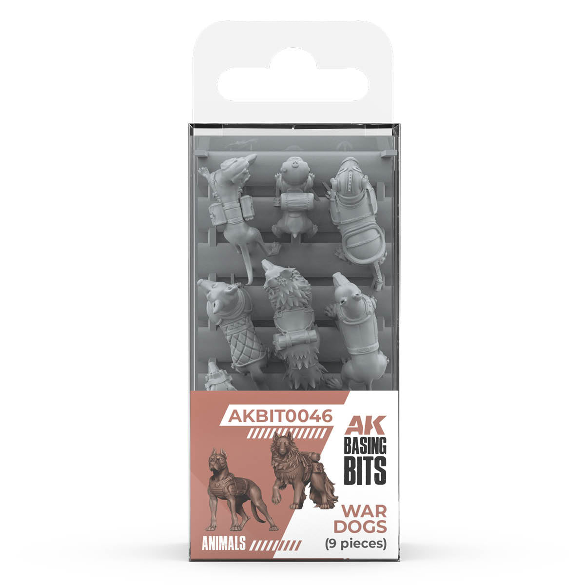 AK Basing Bits: War Dogs (9 Pieces)