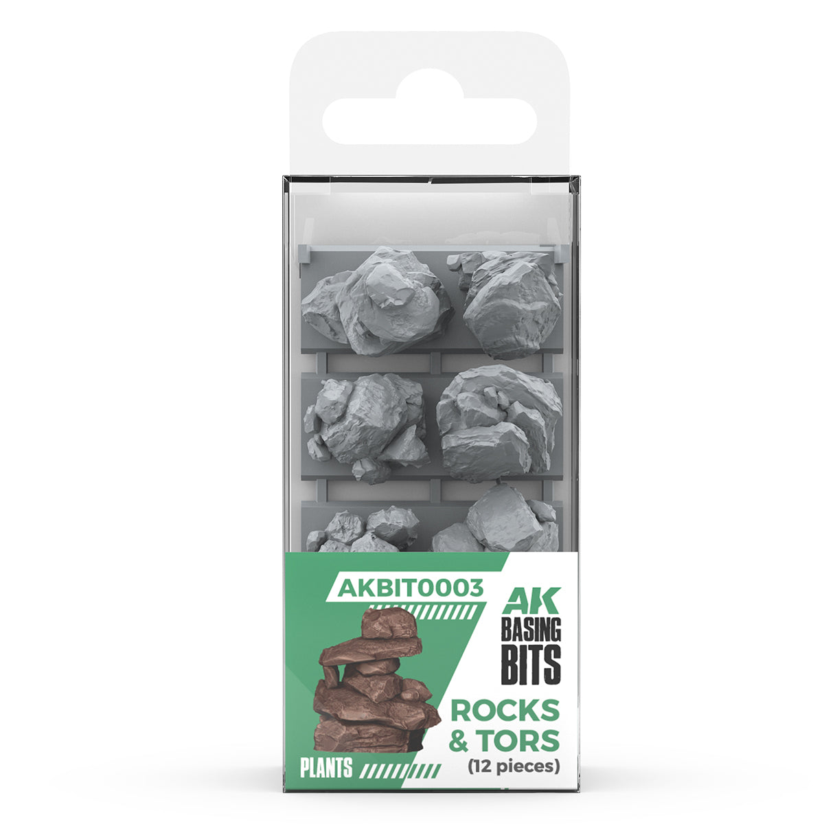 AK Basing Bits: Rocks & Tors (12 Pieces)