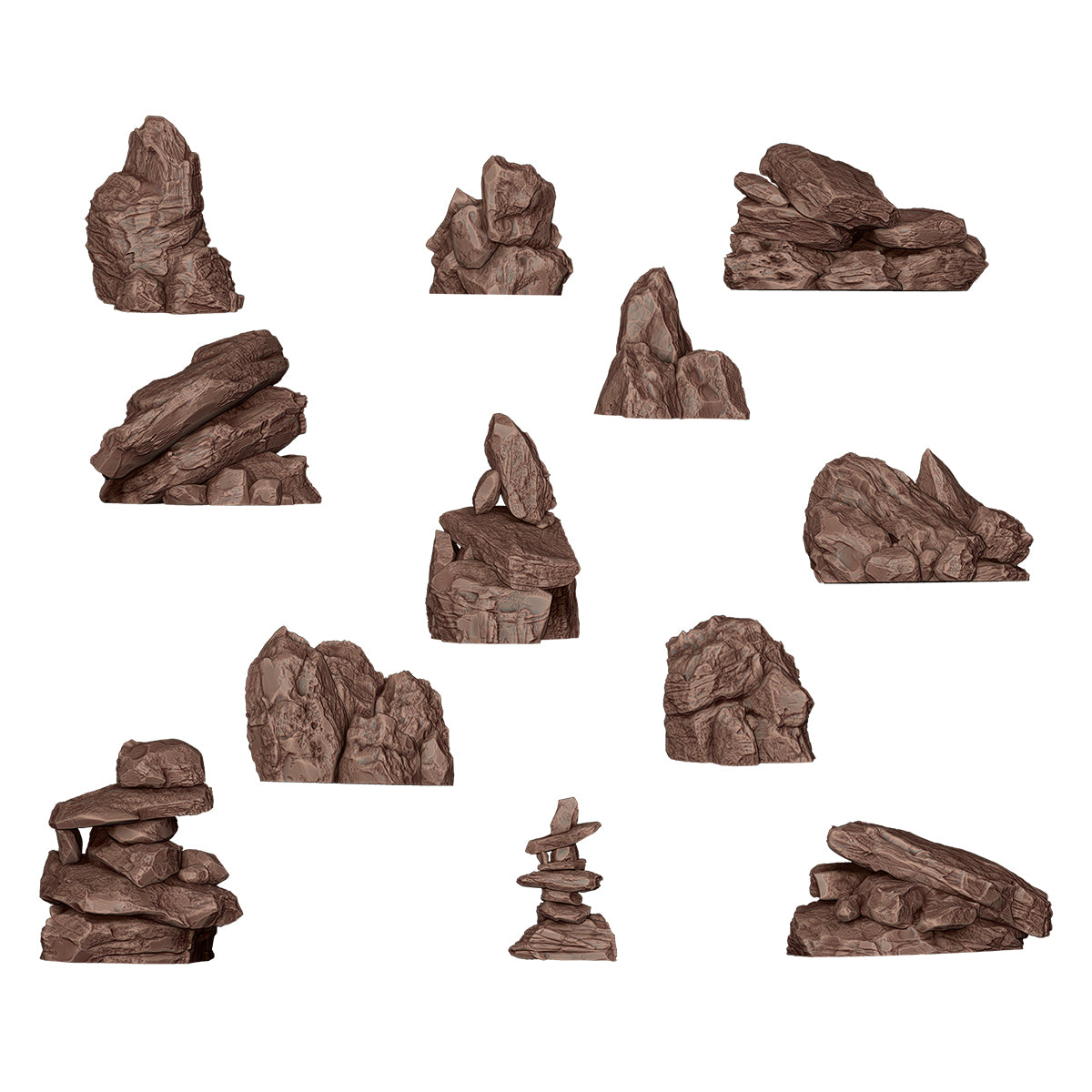 AK Basing Bits: Rocks & Tors (12 Pieces)