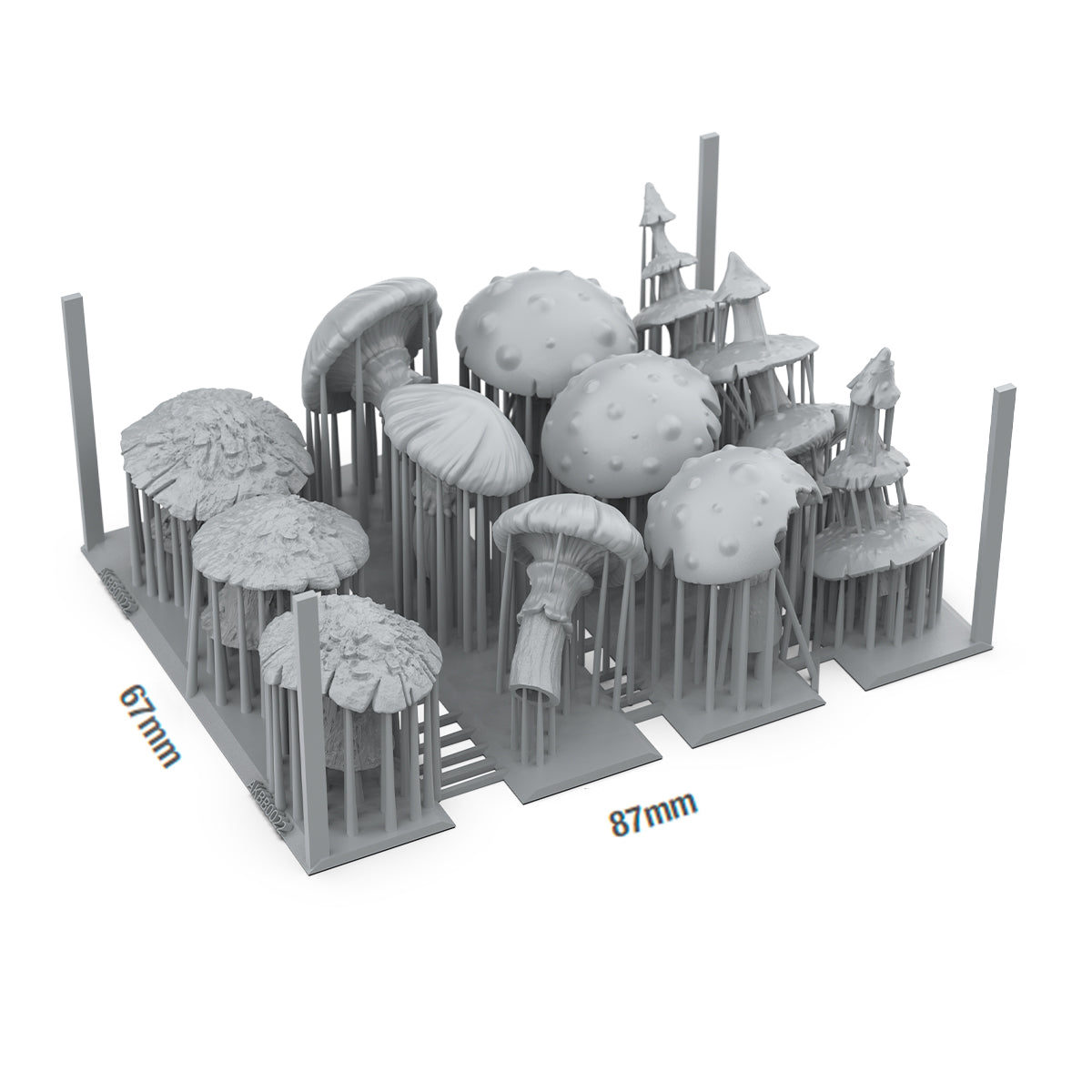 AK Basing Bits: Gigant Mushrooms (12 Pieces)