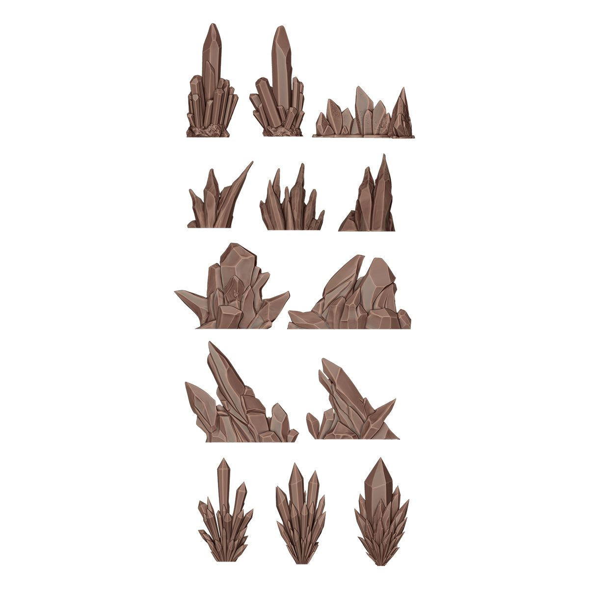 AK Basing Bits: Ice FX (13 Pieces)
