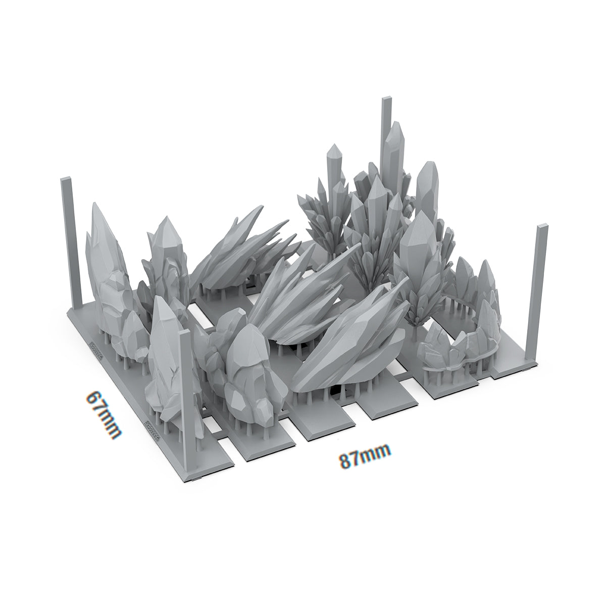 AK Basing Bits: Ice FX (13 Pieces)