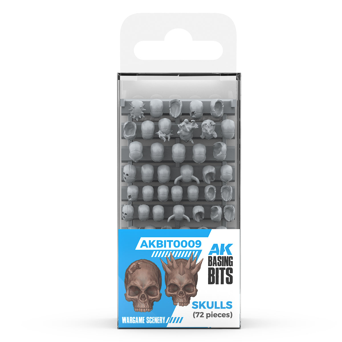 AK Basing Bits: Skulls (72 Pieces)