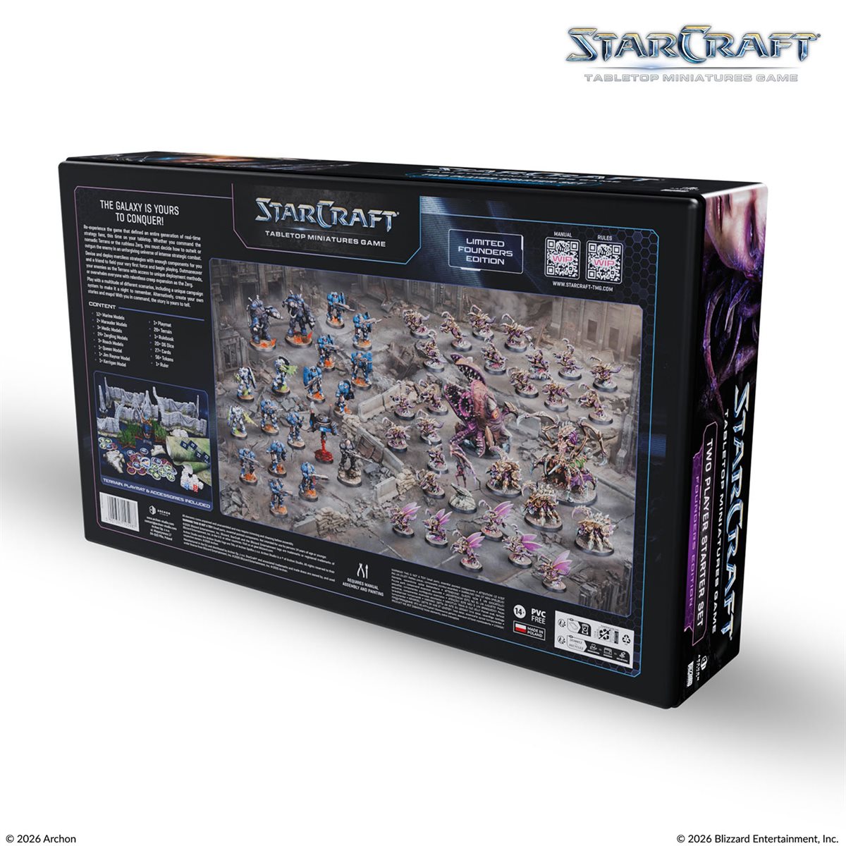 Starcraft: The Miniatures Game: Two Player Starter Set - Founders Edition