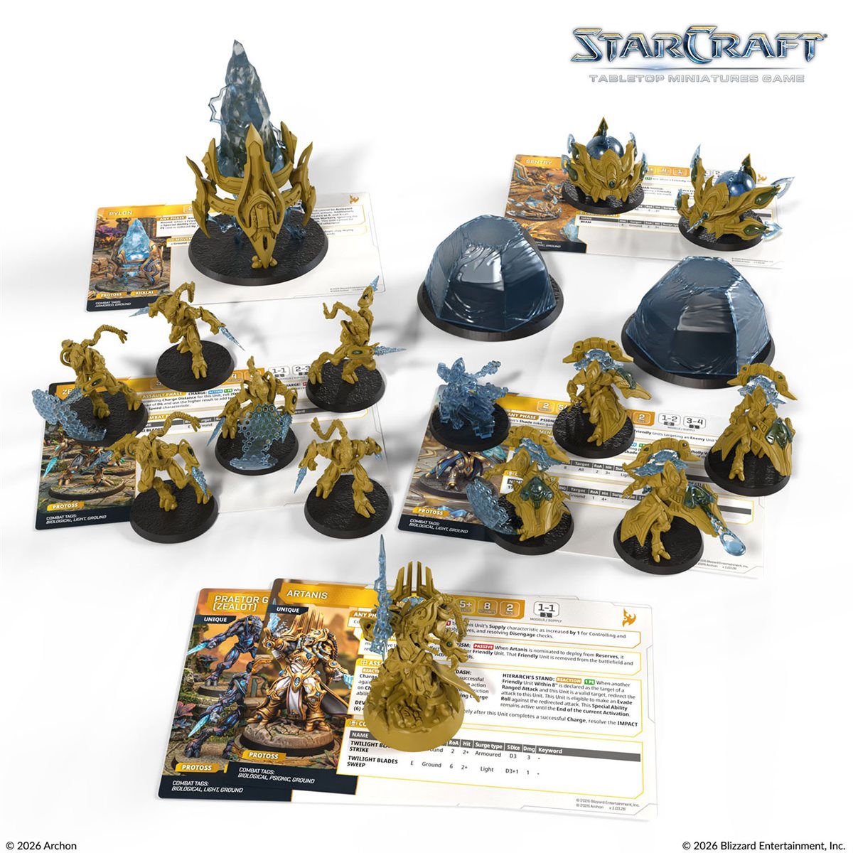 Starcraft: The Miniatures Game: Protoss: Starter Set - Founders Edition