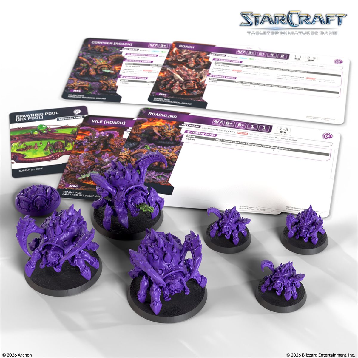Starcraft: The Miniatures Game: Zerg: Roach Expansion Set