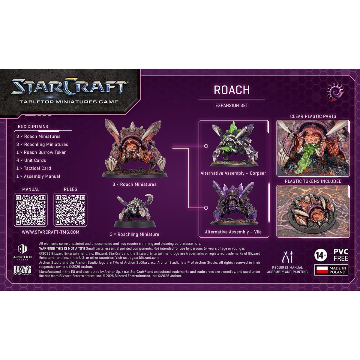Starcraft: The Miniatures Game: Zerg: Roach Expansion Set