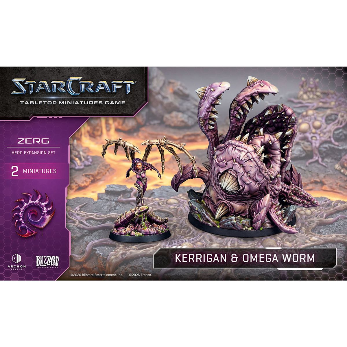 Starcraft: The Miniatures Game: Zerg: Primal Kerrigan Hero Expansion Set