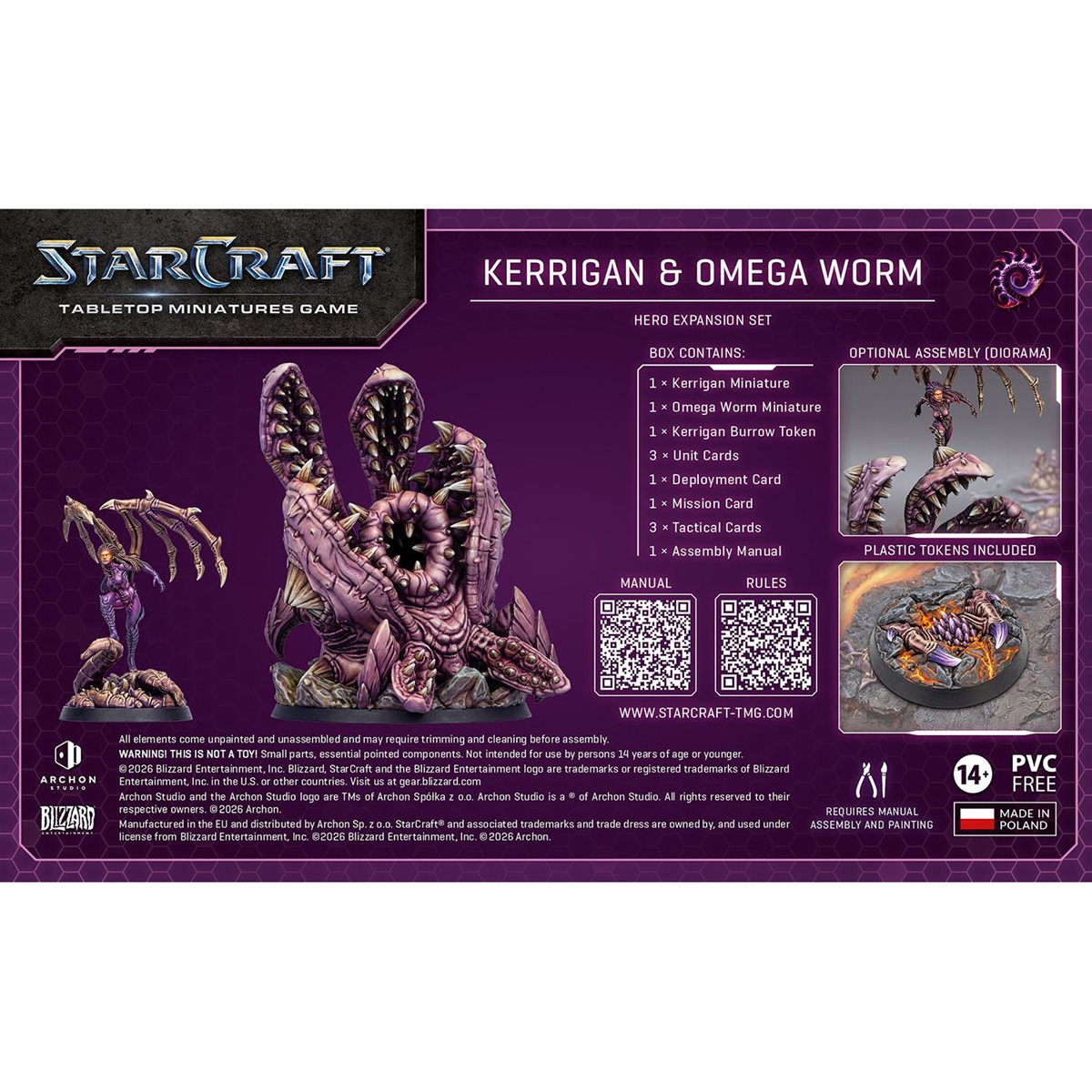 Starcraft: The Miniatures Game: Zerg: Primal Kerrigan Hero Expansion Set