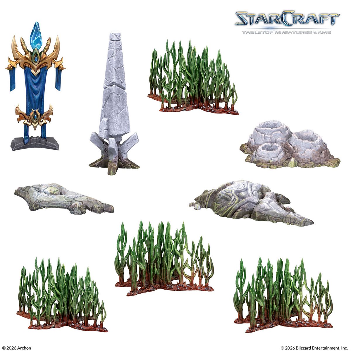Starcraft: The Miniatures Game: Lost Temple - Terrain Expansion Set