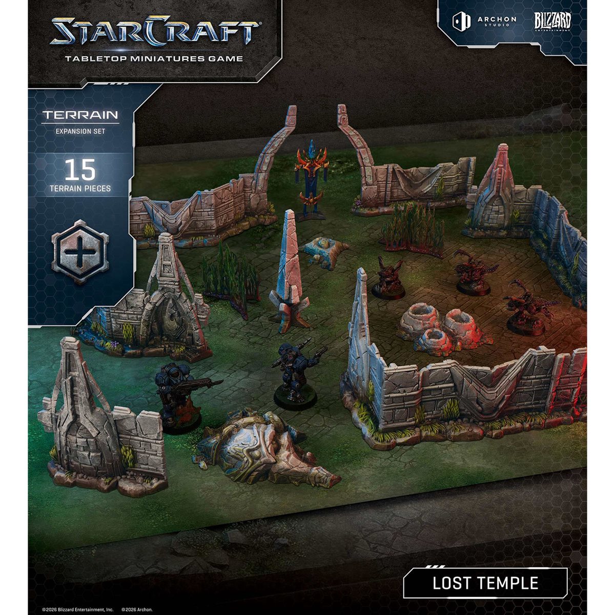 Starcraft: The Miniatures Game: Lost Temple - Terrain Expansion Set