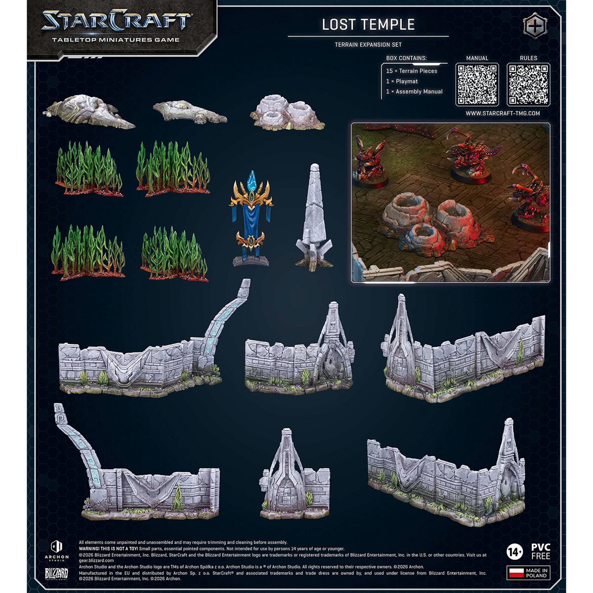 Starcraft: The Miniatures Game: Lost Temple - Terrain Expansion Set