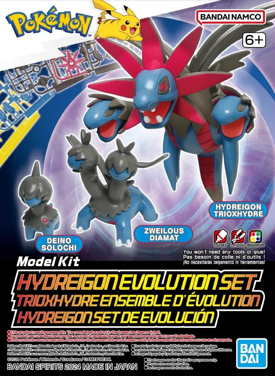 Bandai Pokemon Model Kit: Hydreigon Evolution Set