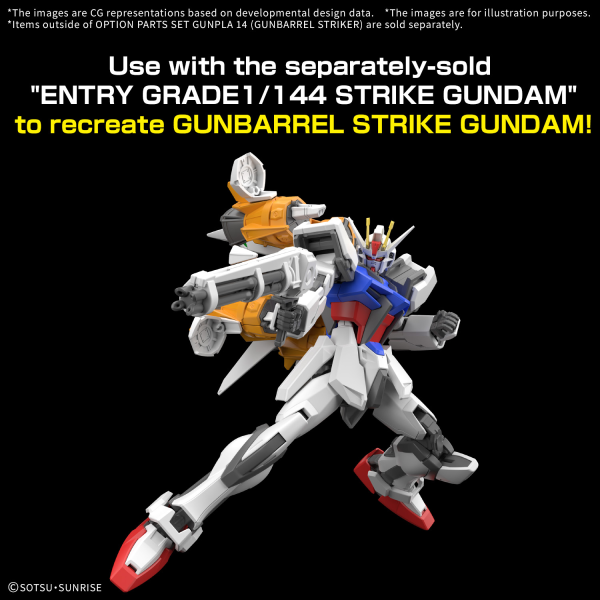 HG Option Parts Set Gunpla 14 (Gunbarrel Striker)