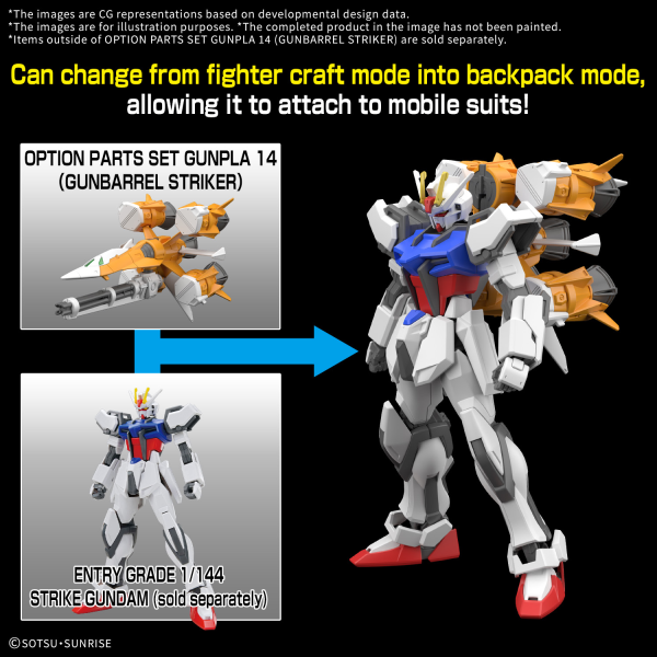 HG Option Parts Set Gunpla 14 (Gunbarrel Striker)