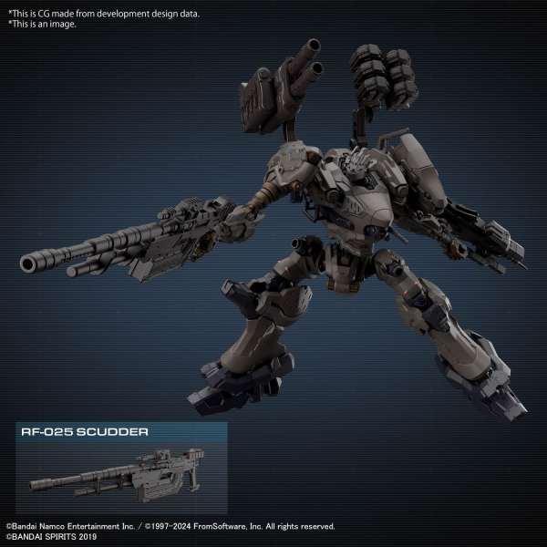 30MM Armored Core VI Fires of Rubicon RaD CC-2000 Orbiter Nightfall