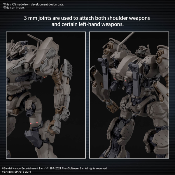 30MM Armored Core VI Fires of Rubicon RaD CC-2000 Orbiter Nightfall