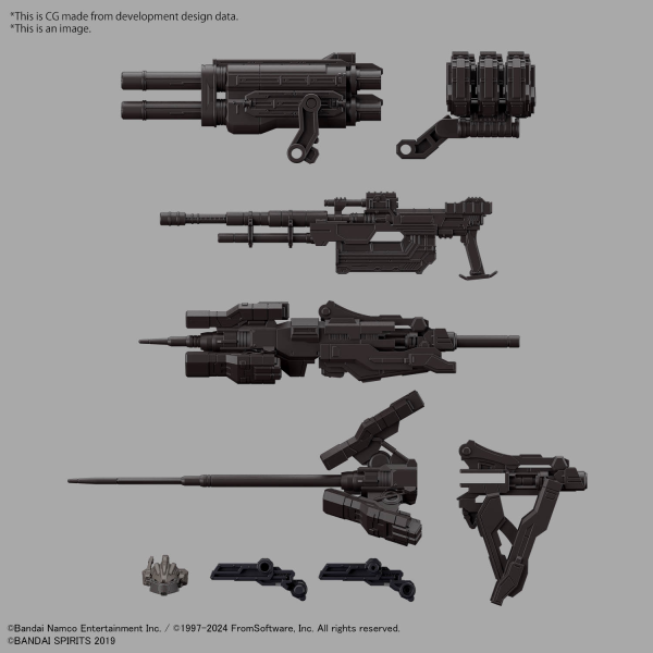 30MM Armored Core VI Fires of Rubicon RaD CC-2000 Orbiter Nightfall
