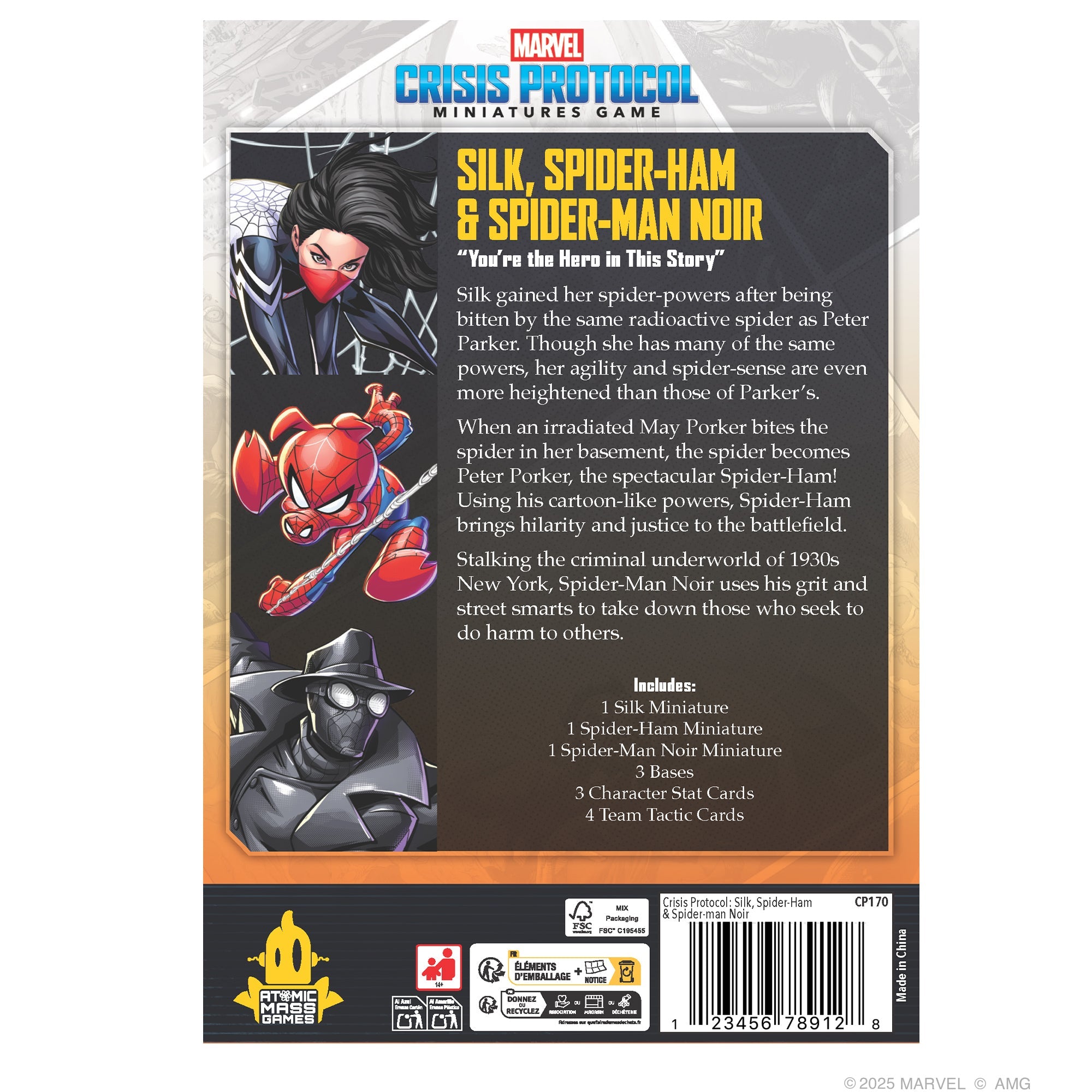 Marvel Crisis Protocol: Silk, Spider-Ham & Spider-Man Noir