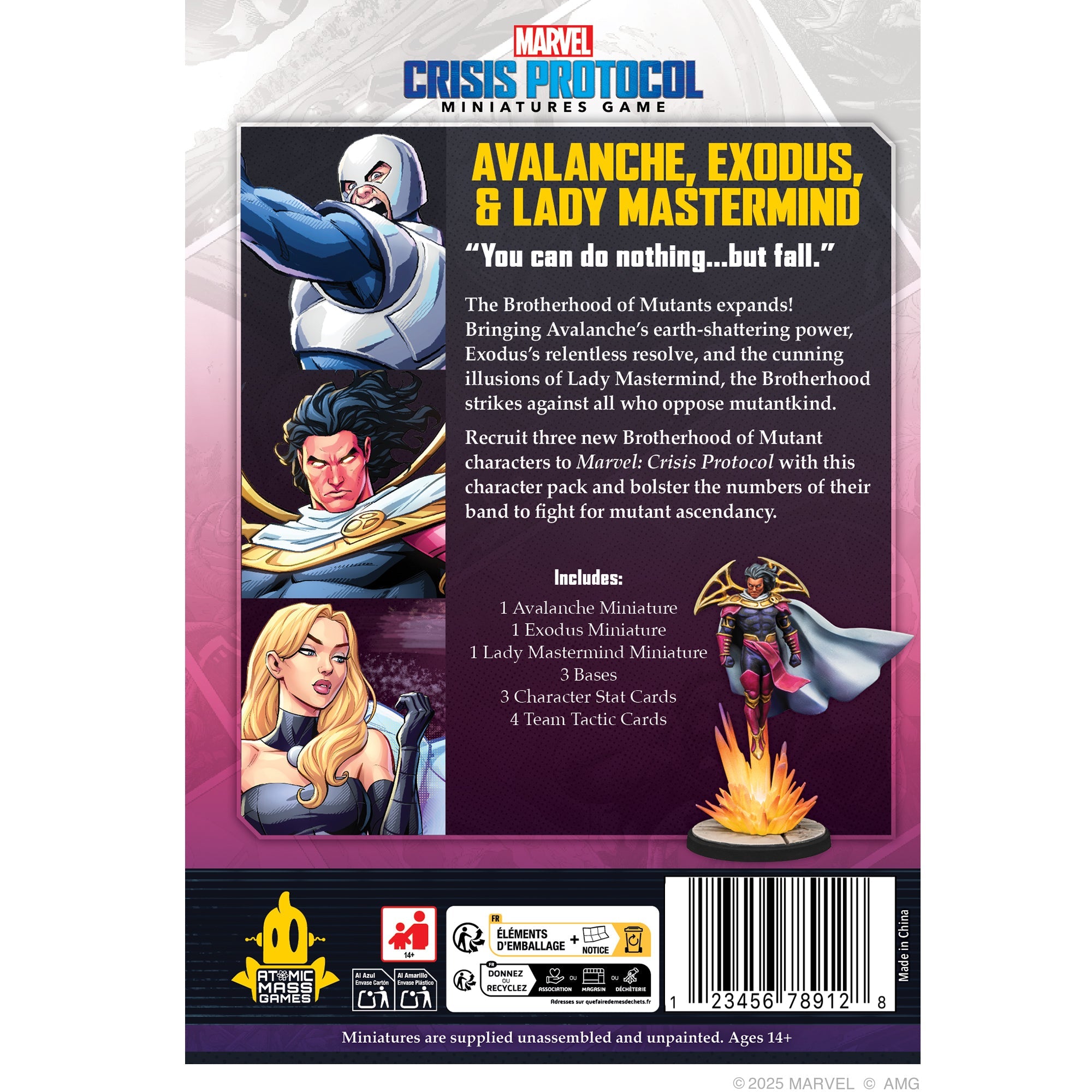 Marvel Crisis Protocol: Avalanche, Exodus & Lady Mastermind