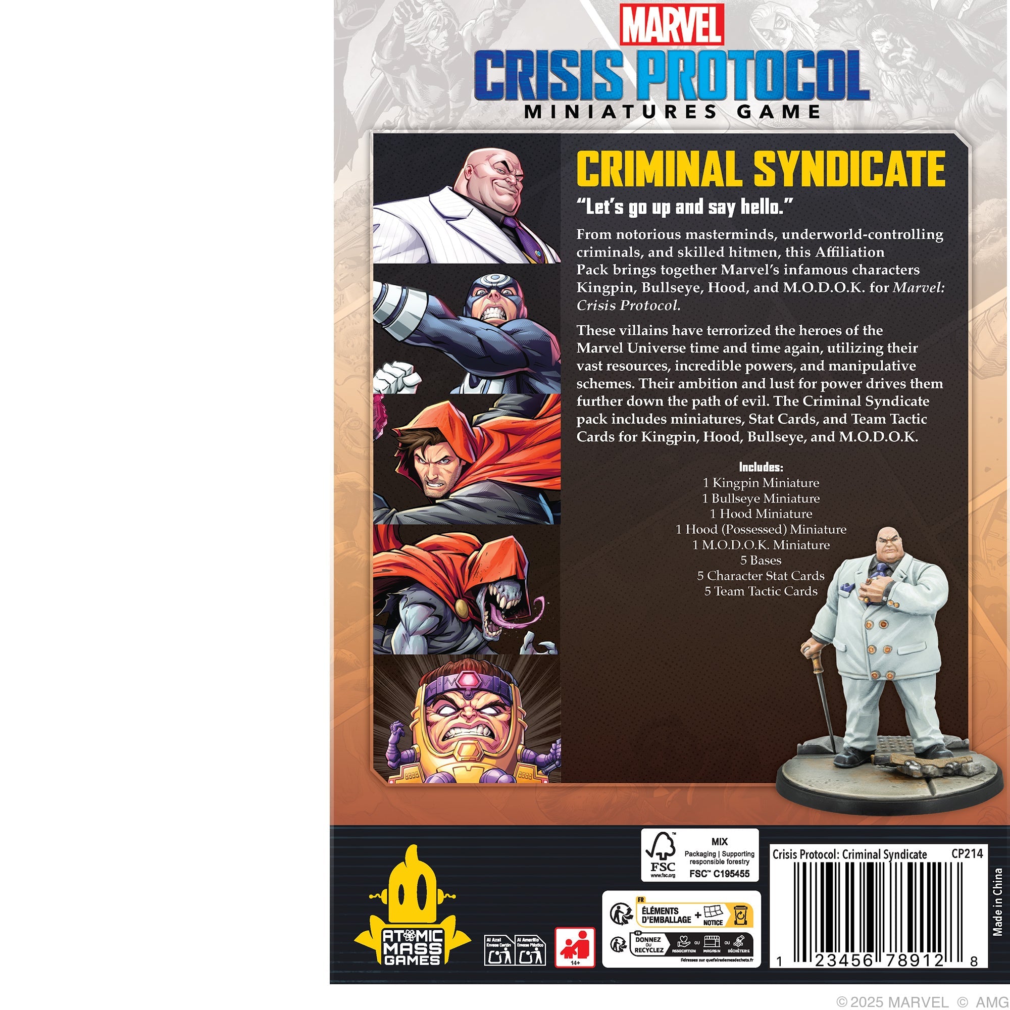 Marvel Crisis Protocol: Criminal Syndicate Affiliation Pack