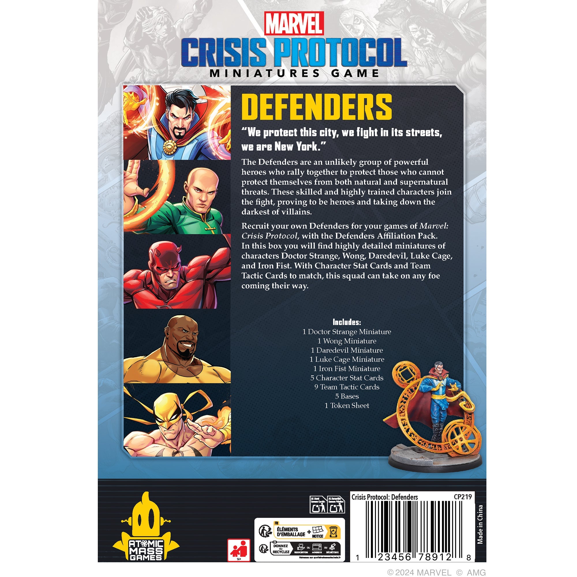 Marvel Crisis Protocol: Defenders Affiliation Pack